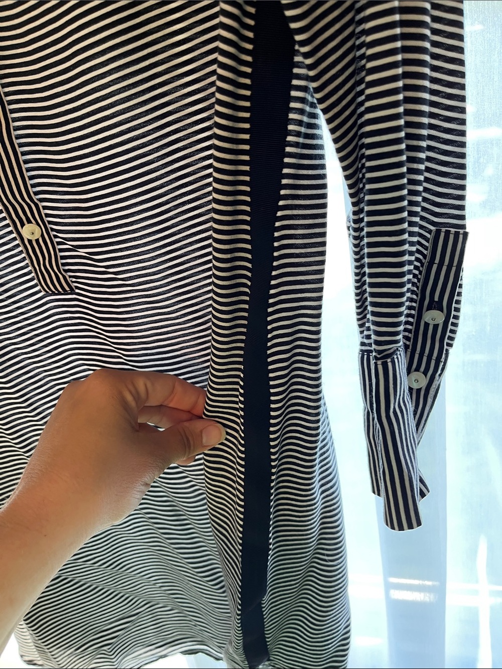 Boden Navy and White Striped tunic dress - Picture 5 of 10